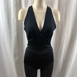 Wolford Black Plunge Bodysuit